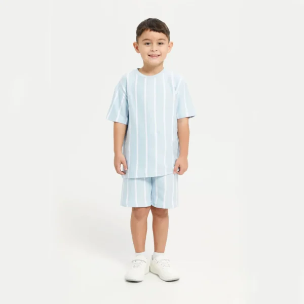 Kids Stripe Shorts Sets