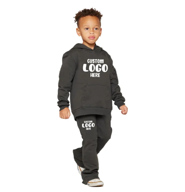 Kids Stacked Flared Tracksuits Sweatsuits