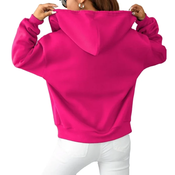 Women Custom Zipper Hoodies - Image 3