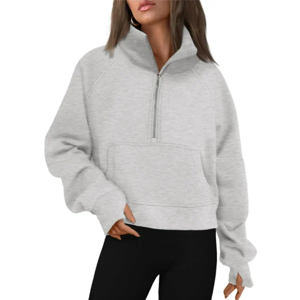 Women Custom Quarter Zip Hoodies