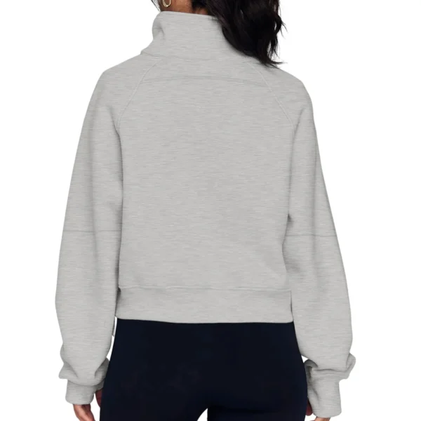 Women Custom Quarter Zip Hoodies - Image 3