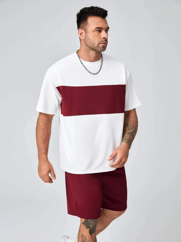 Men Custom Tshirt With Matching Shorts - Image 2