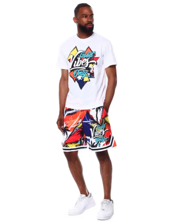 Men Custom Tshirt With Matching Shorts